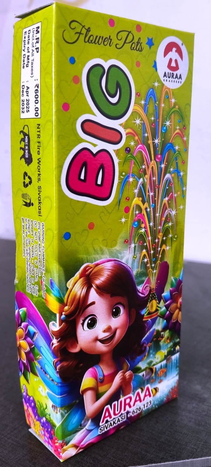 FLOWER POT BIG (UV BOX)