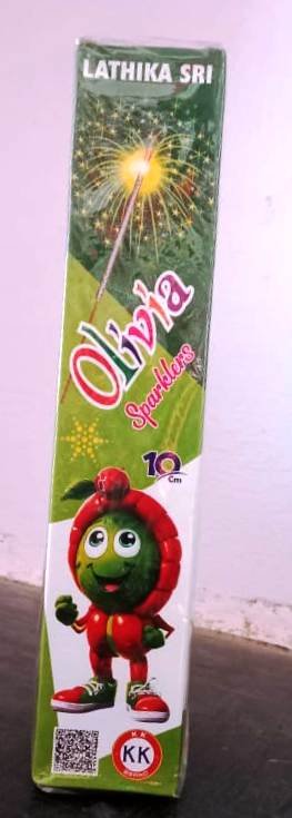 10 CM GREEN SPARKLER